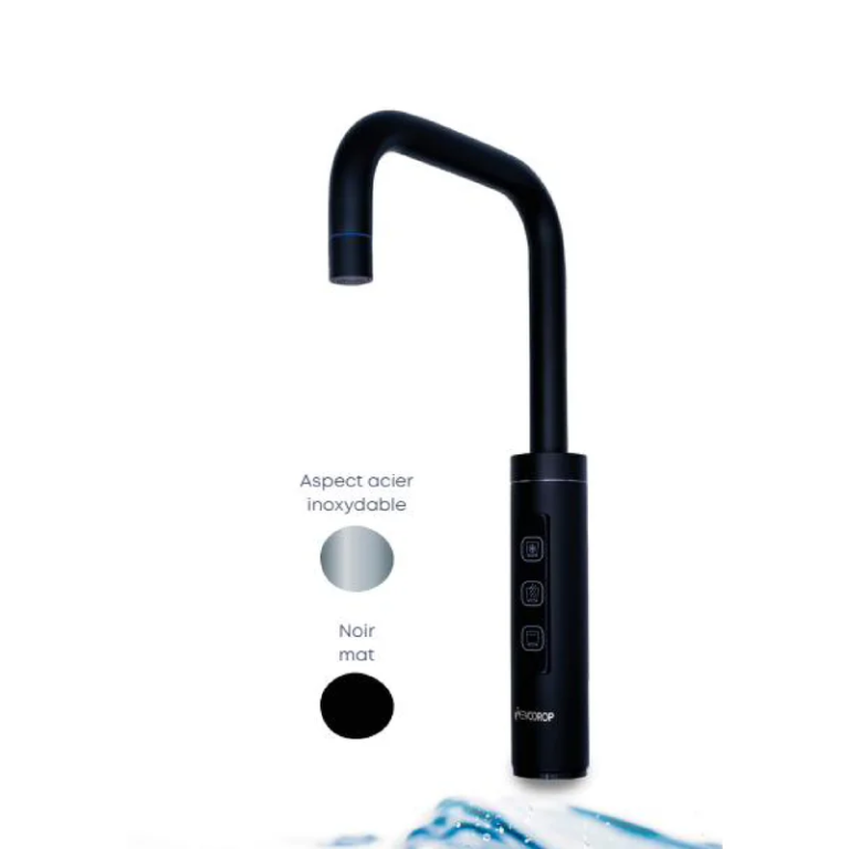 robinet filtre eau 1 voie — divona-robinet-electrique-3en1-noir-distribution-eau