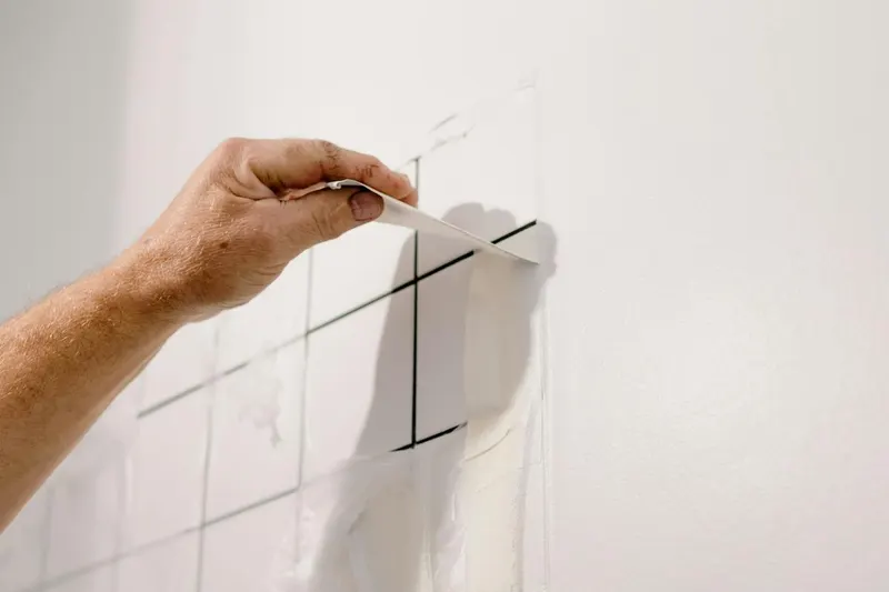 Installation d'un filtre sur pommeau de douche